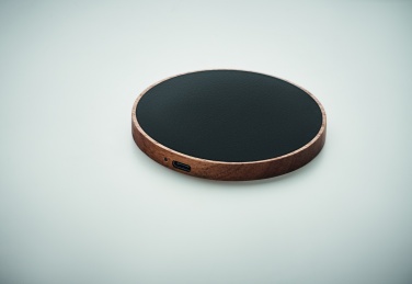 Logotrade promotional merchandise photo of: Wireless charger in acacia 15W